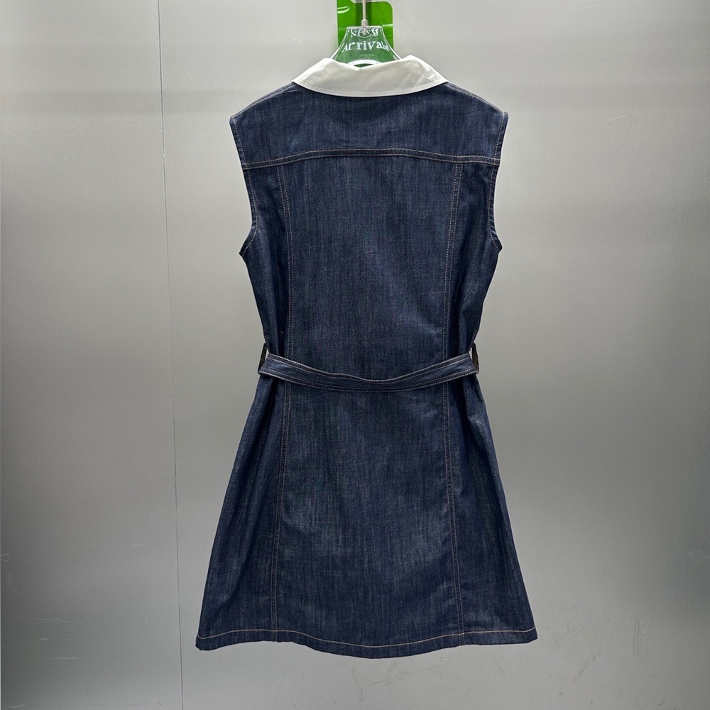 Celine embroidered denim dress - Picture 2 of 7